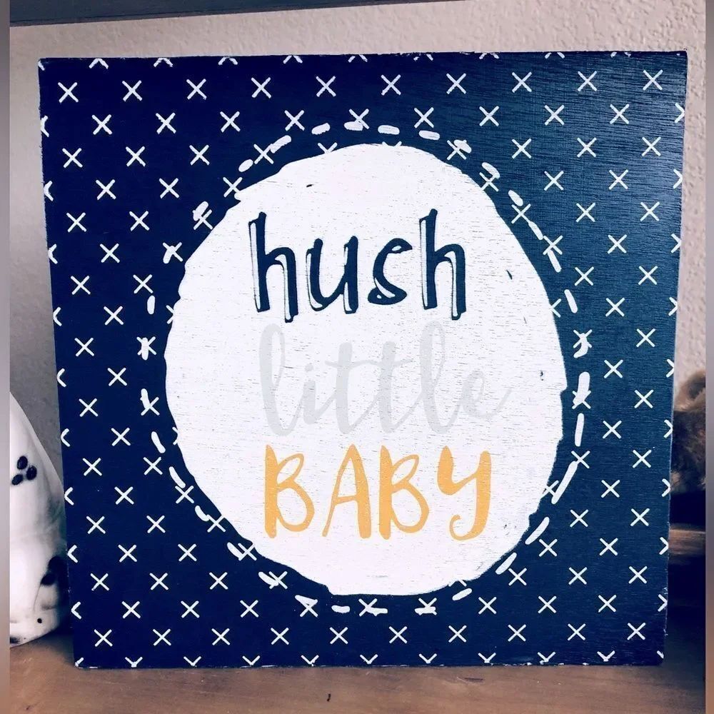 Baby Boy Nursery Wooden Wall Decor Sign